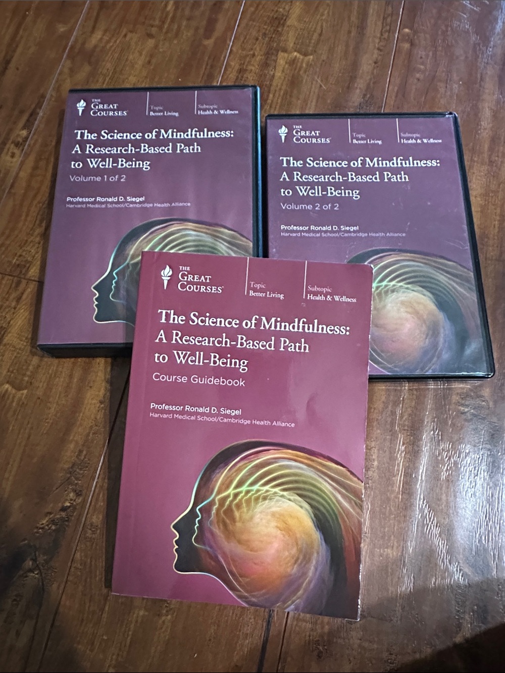 The Science Mindfulness Research-Based Path to Well-Being Great Courses DVD Set